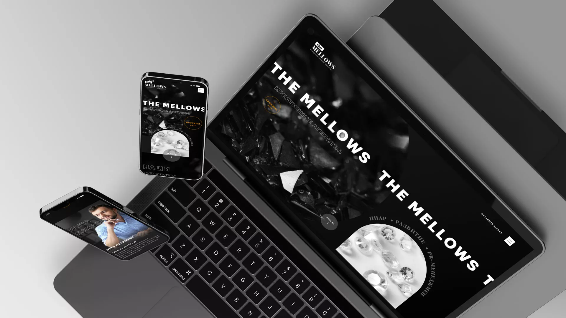 Разработка сайта креативного агентства «The Mellows» в Ивангороде