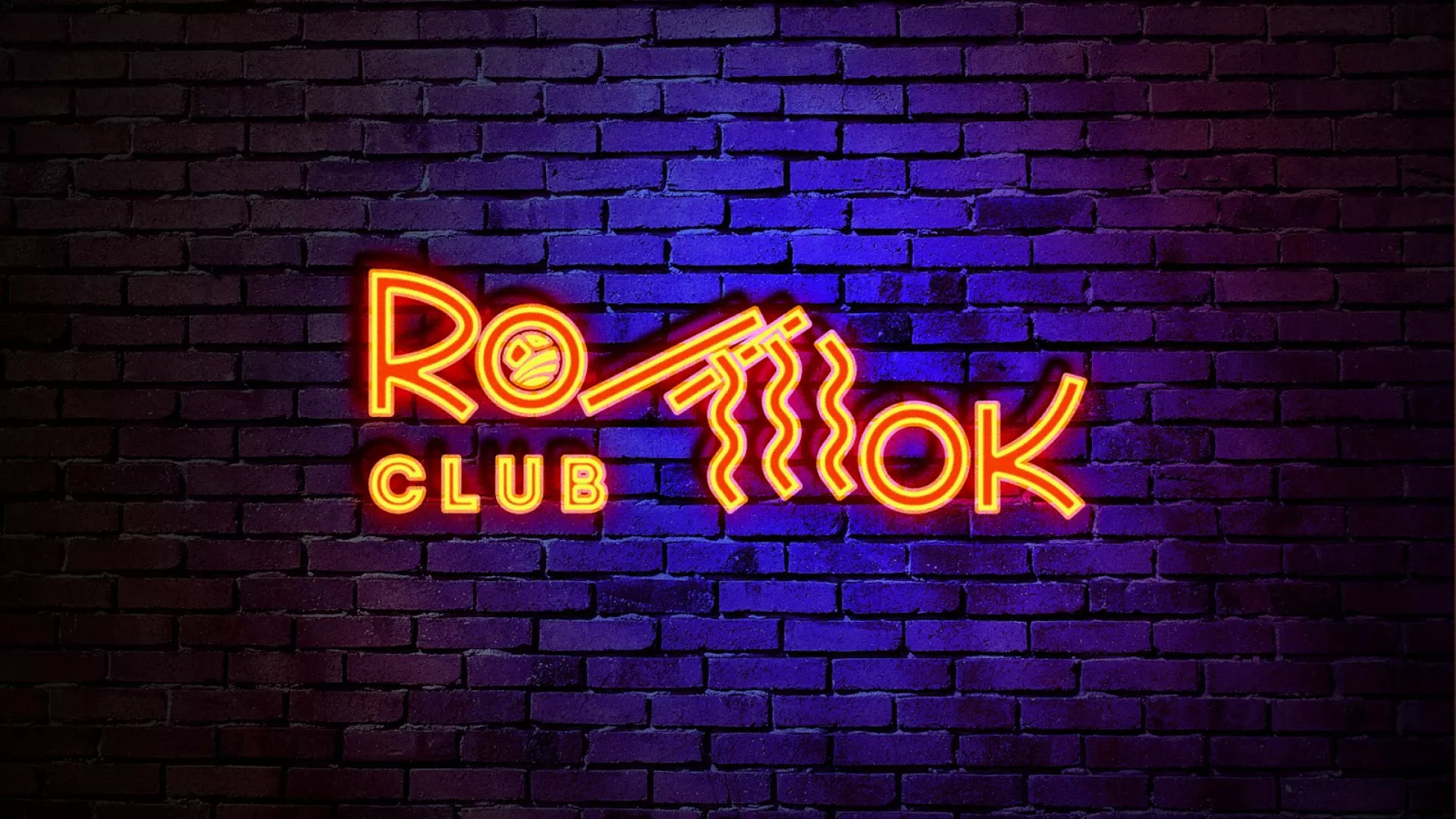 Разработка интерьерной вывески суши-бара «Roll Wok Club» в Ивангороде