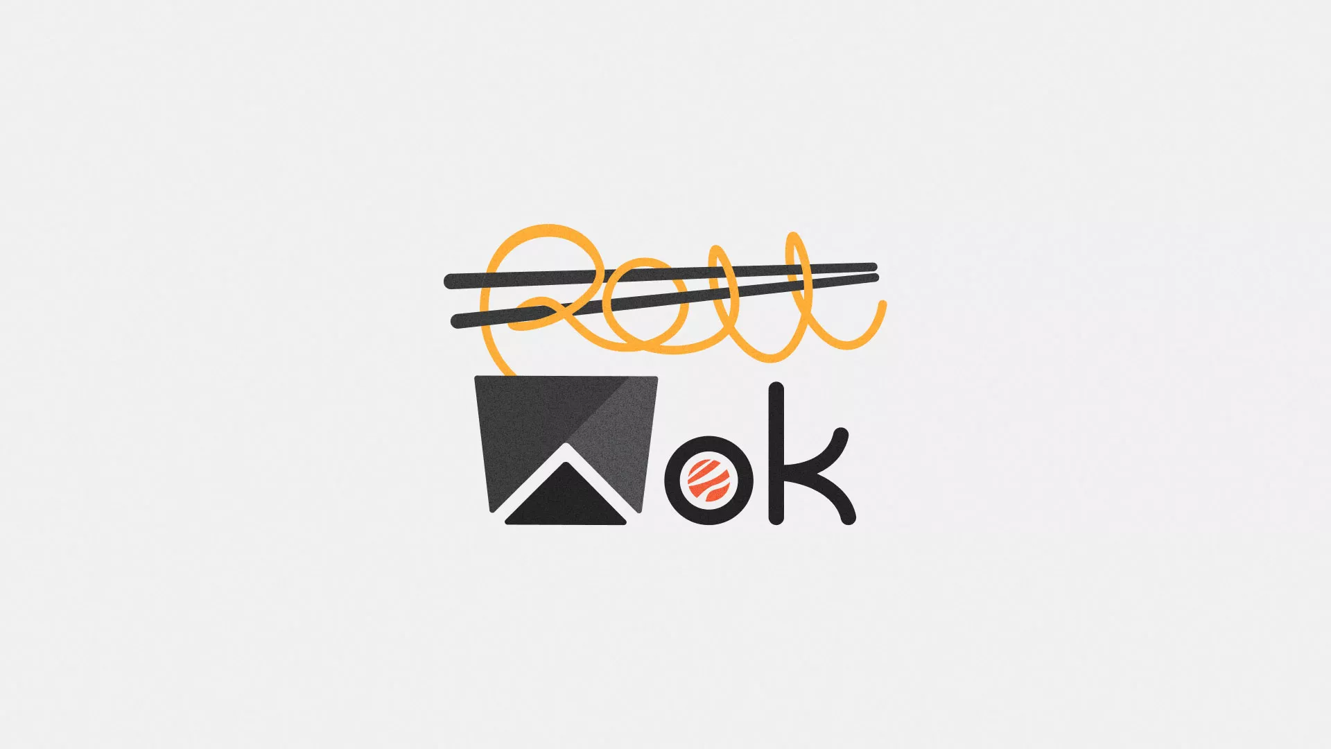 Разработка логотипа в Ивангороде для суши-бара «Roll Wok Club» Разработка логотипа в Ивангороде для суши-бара «Roll Wok Club»